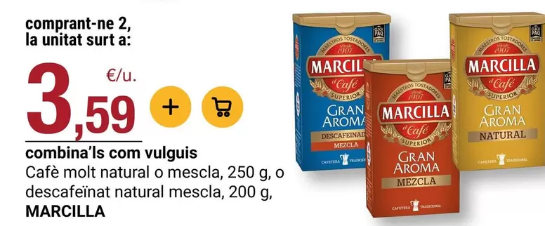 Marcilla - Cafe Molt Natural O Mescla