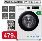 Samsung - Lavadora Ww10fg5u34aeec