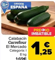 Carrefour El Mercado - Calabacin 