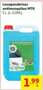 Mtk - Lavaparabrisas Antimosquitos