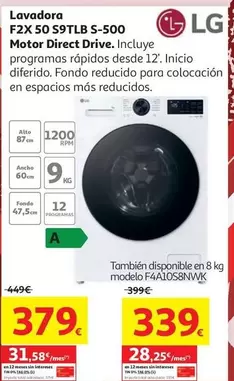 LAVAD. 8KG 1400RPM LG .F4A10S8NWK/ F.ESP/ A/ NOV/ FX
