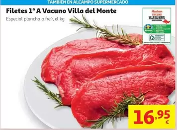 1ª A Añojo V. D. Monte Clb Auchan#Filete Para Empanar O Sal
