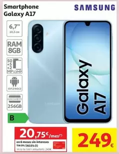 SMARTPHONE SAMSUNG GALAXY A17 5G 256GB BLACK