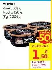 Lf.Proteina Stracciat. S/Azu.Añad. Yopro 4x120 Gr