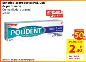 Crema Adhesiva Polident Original 40 Ml