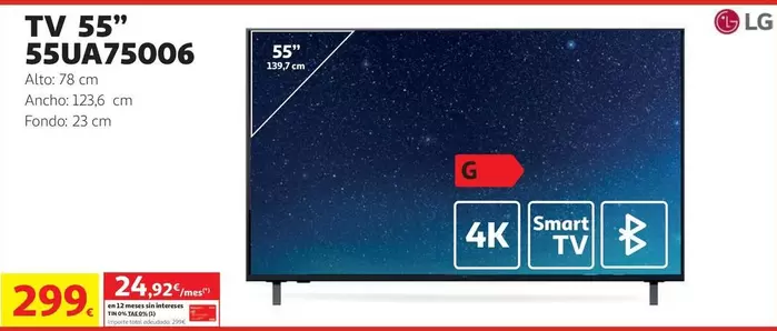 LG - Tv 55" 55UA75006