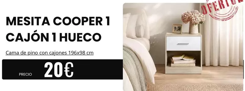 Mesita 1 Cajón 1 Hueco