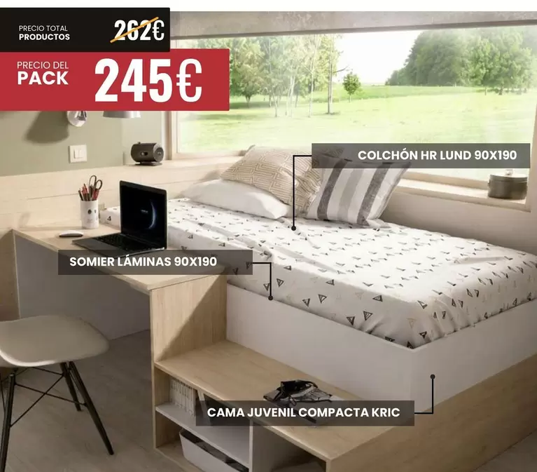 Total - Cama Juvenil Compacta