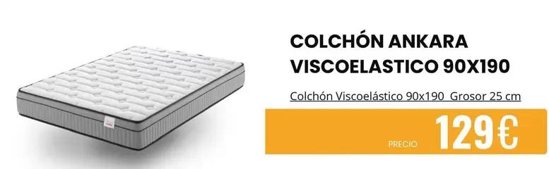Colchón Ankara Viscoelástico 90x190