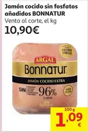 Bonnatur - Jamon Cocido Sin Fosfatos Anadidos