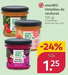 Ener Bio - Untables De Verduras