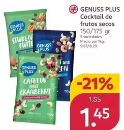 Genuss Plus - Cocktail De Frutos Secos