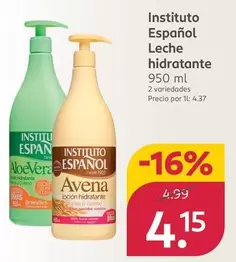 Instituto Español - Leche Hidratante