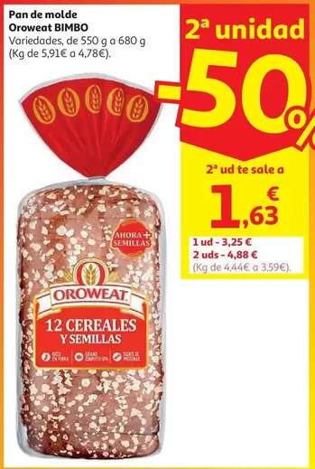 Oroweat - Pan De Molde