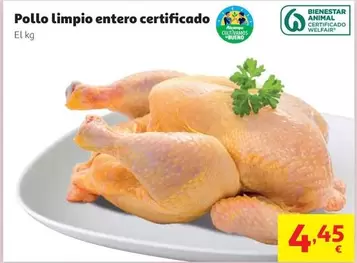 Pollo Limpio Entero Certificado