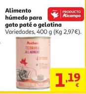 Auchan - Alimento Humedo Para Gato Pate O Gelatina