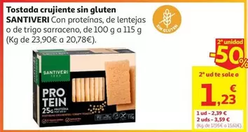Santiveri - Tostada Crujiente Sin Gluten