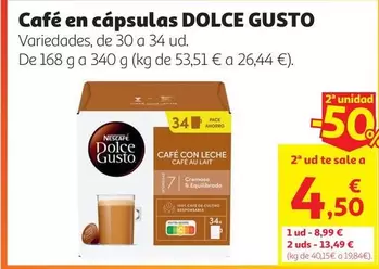 Dolce Gusto - Café En Cápsulas