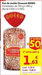 Oroweat - Pan De Molde