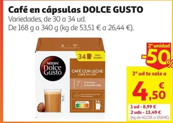 Dolce Gusto - Café En Cápsulas