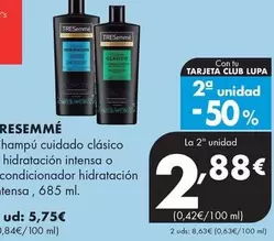 TRESemmé - Hampu Cuidado Clasico Hidratacion Intensa 