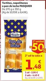 Pasquier - Tortitas, Napolitanas O Pan De Leche