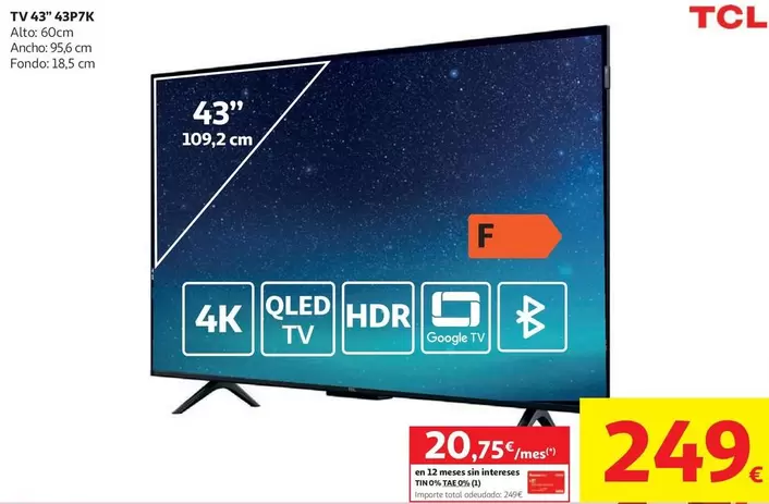 TCL - Tv 43" 43P7K