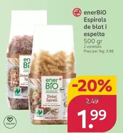 Ener Bio - Espirales De Trigo Y Espelta
