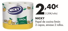 Nicky - Papel De Cocina Limon 2 Capas