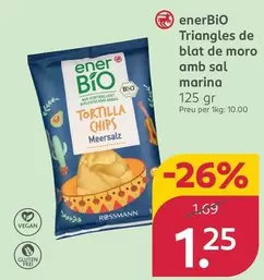 Ener Bio - Triángulos De Maíz Con Sal Marina