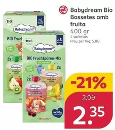 Babydream - Bio Pack De Bolsitas Con Fruta