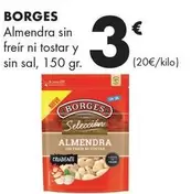 Borges - Almendra Sin Freir Ni Tostar Y Sin Sal
