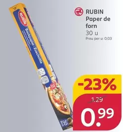 Rubin - Papel De Horno