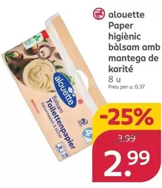 Alouette - Papel Higienico Suave Con Manteca De Karité