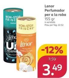Lenor - Perfumador Para La Ropa