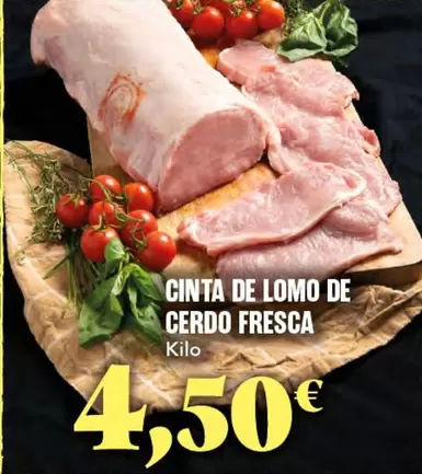 Cinta De Lomo De Cerdo Fresca