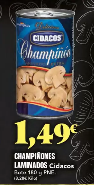Cidacos - Champinones Laminados