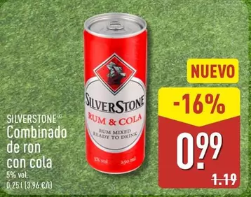 Silverstone - Combinado De Ron Con Cola