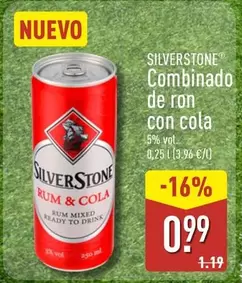 Silverstone - Combinado De Ron Con Cola