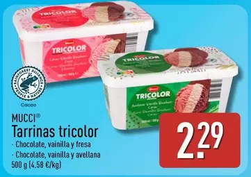 Mucci - Tarrinas Tricolor