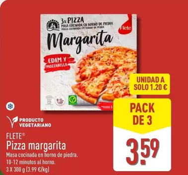 Flete - Pizza Margarita