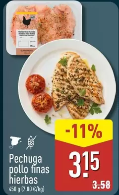Pechuga Pollo Finas Hierbas