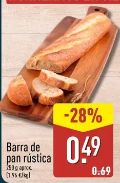 Barra De Pan Rustica