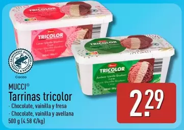 Mucci - Tarrinas Tricolor