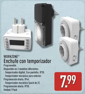 Workzone - Enchufe Con Temporizador