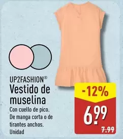 Up2Fashion - Vestido De Muselina