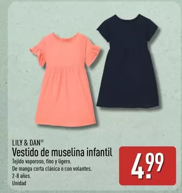 Lily & Dan - Vestido De Muselina Infantil