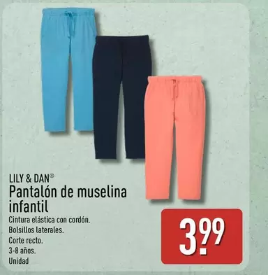 Lily & Dan - Pantalon De Muselina Infantil