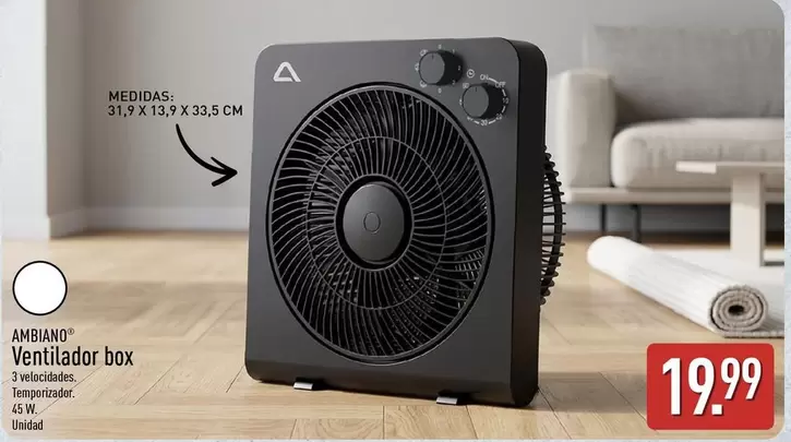 Ambiano - Ventilador Box