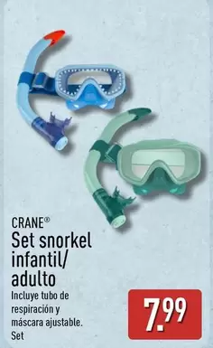 Crane - Set Snorkel Infantil